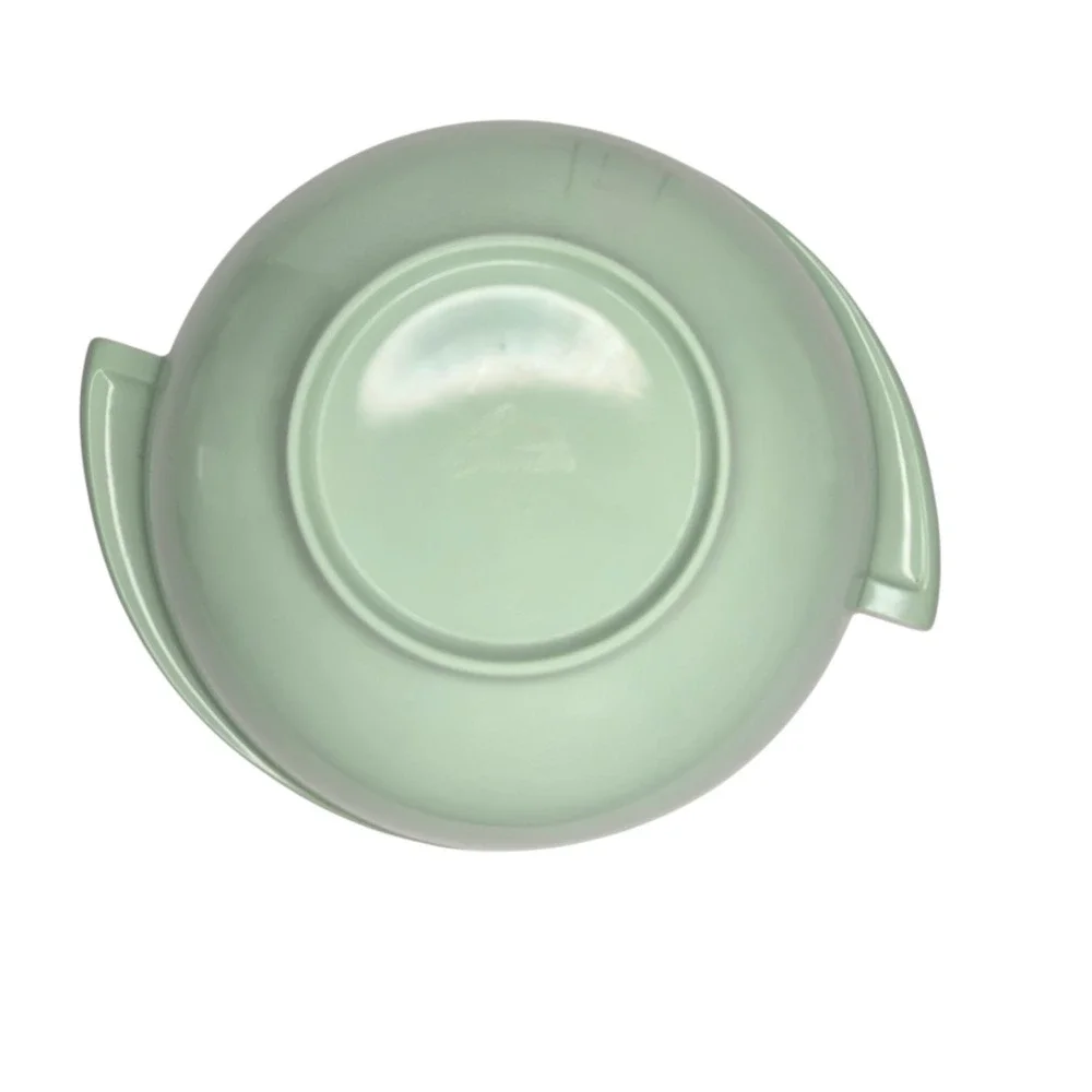 Vintage Boonton Melmac Melamine Divided Vegetable or Serving Bowl Mint Green 605